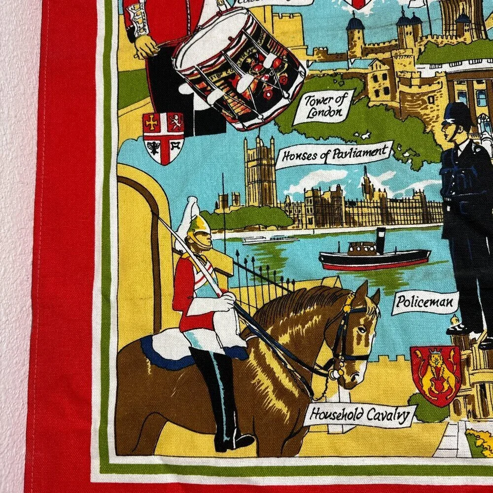 LONDON England  Tea Towel
